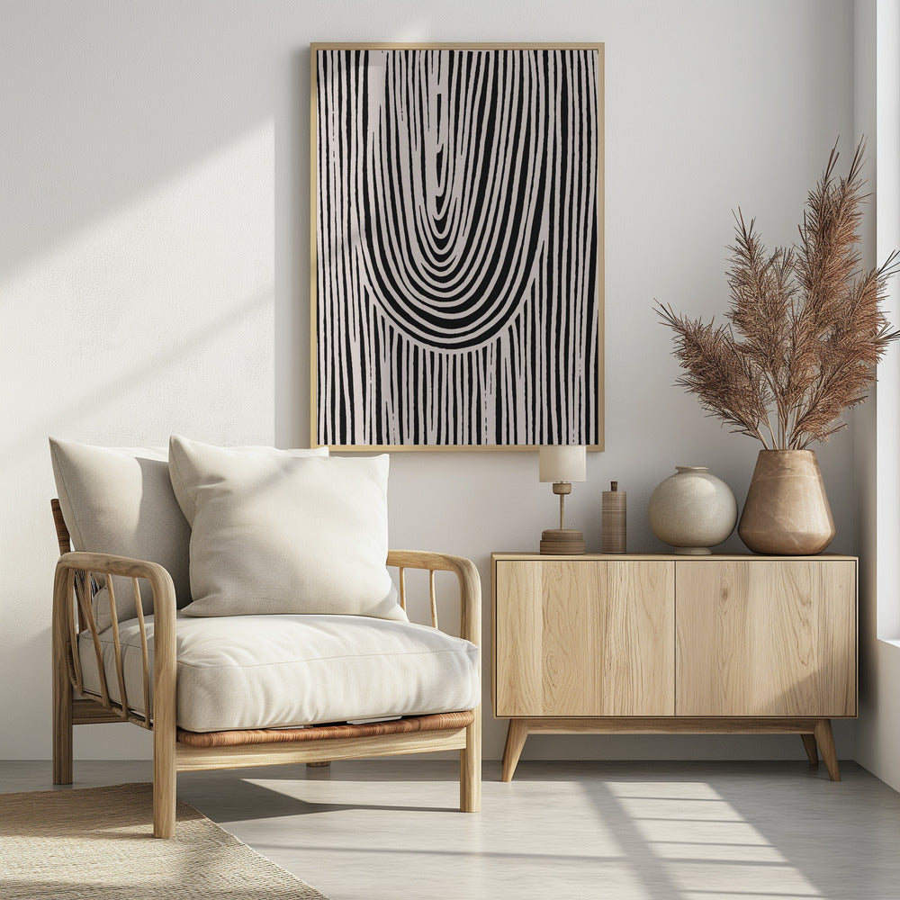 Hanging Stripes Poster