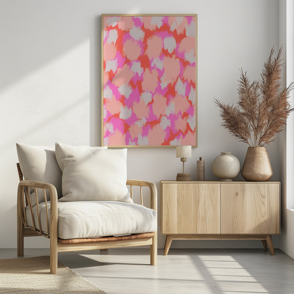 Liquid Pastel Strokes Poster