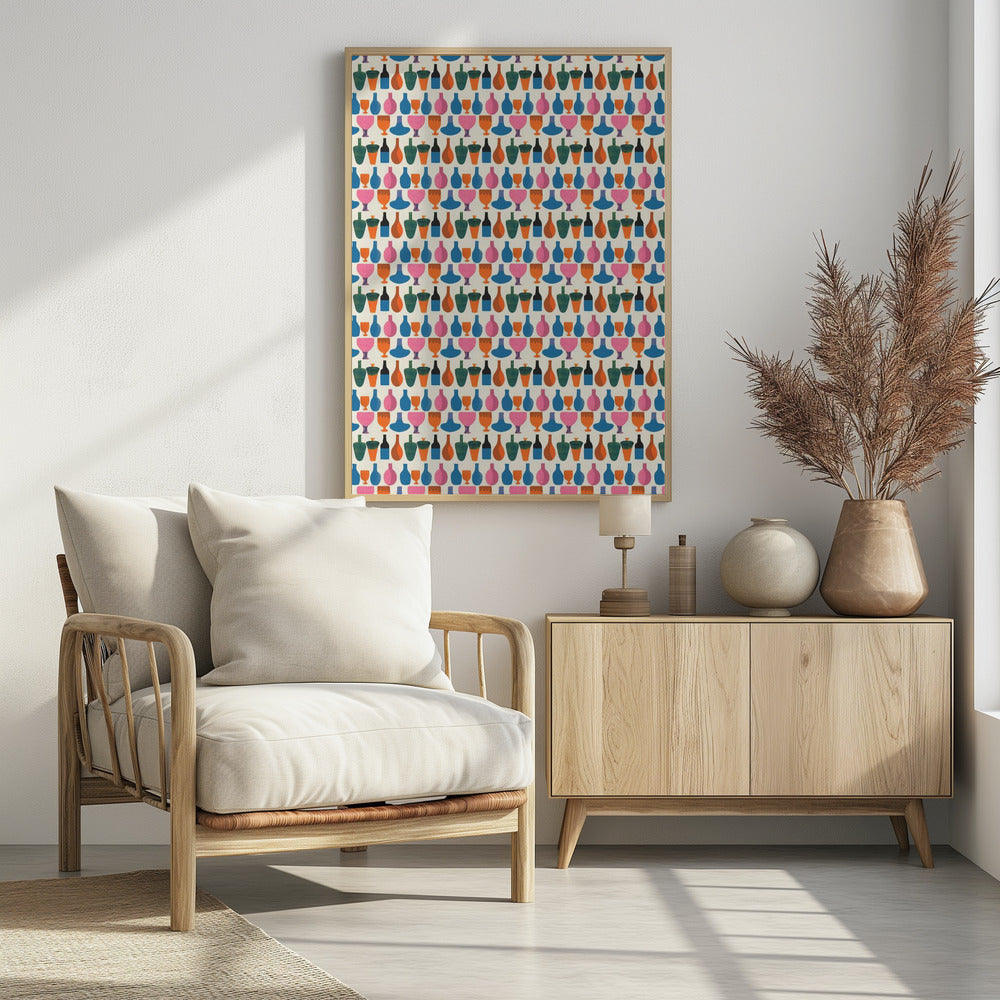 Kitchen Pattern Poster