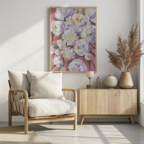 Kinsly painterly bouquet Poster