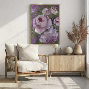 Rylee painterly roses Poster