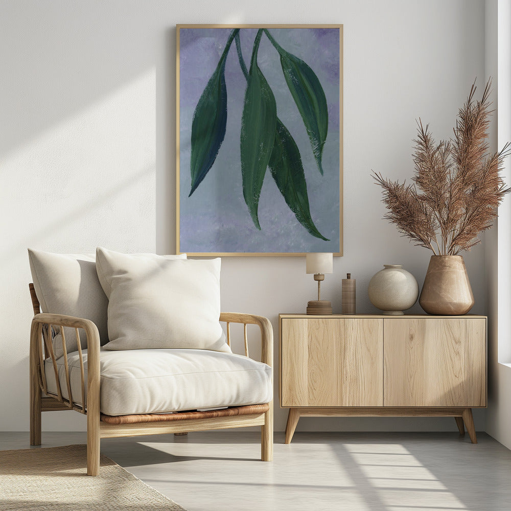 Sulio cascading leaves Poster