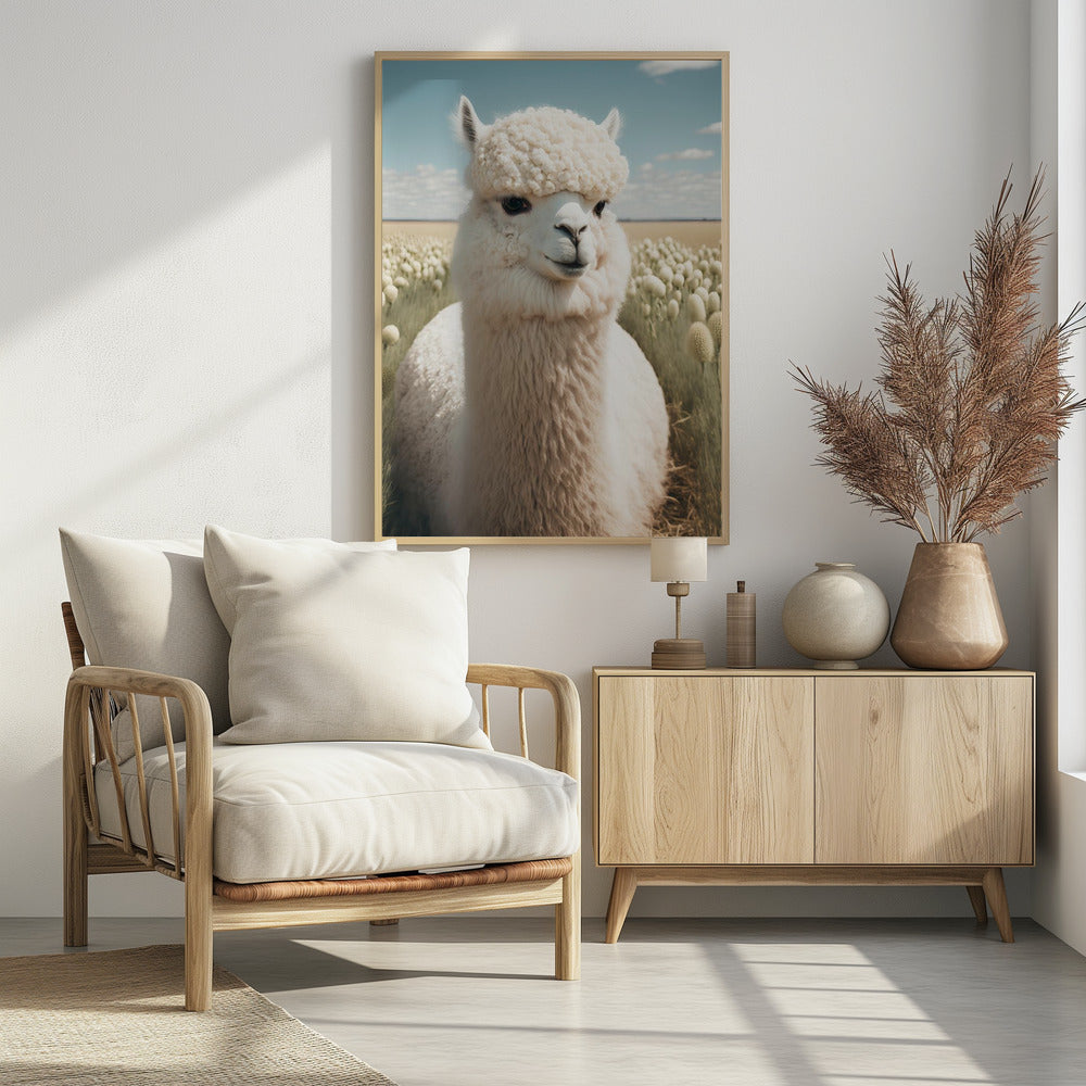 Cute Llama Poster