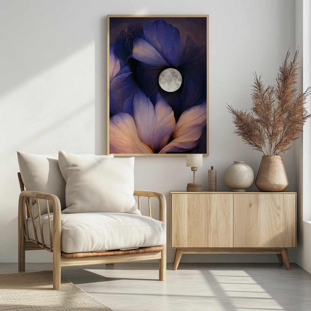 The Moon Flowers Poster