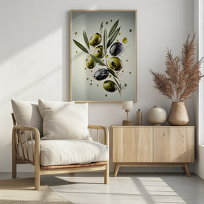 Fresh Olives Poster