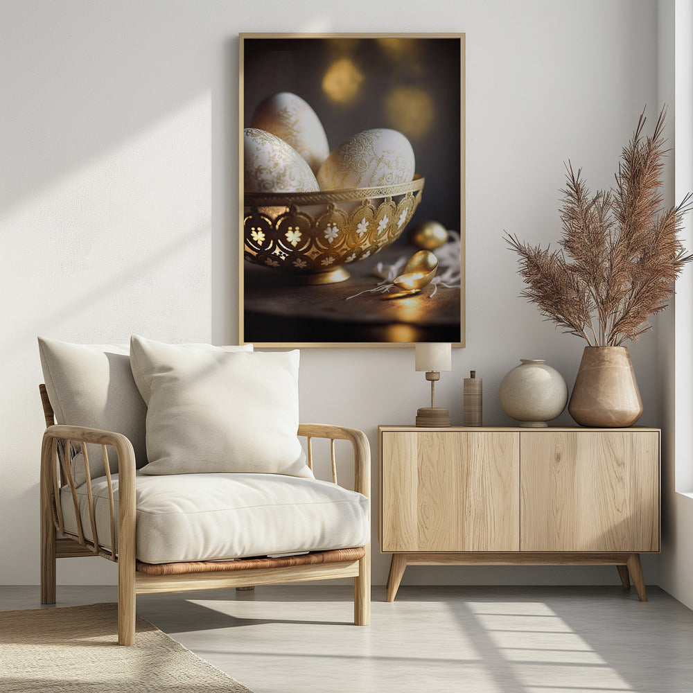 Ornamented Eggs Poster