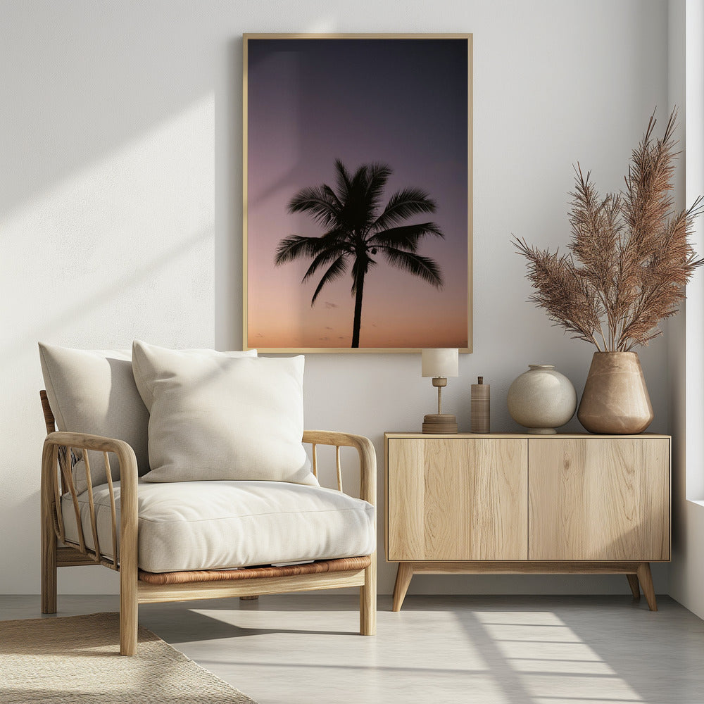 Costa Rica Palm Tree Poster