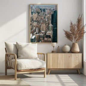 New York City from above Poster