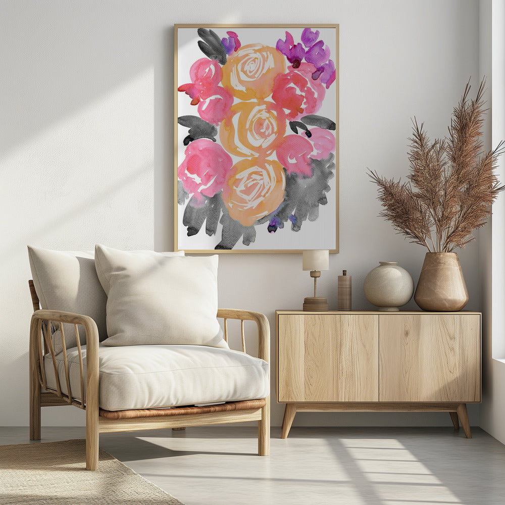 Olympe florals I Poster