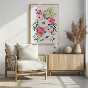 Mirja bouquet Poster