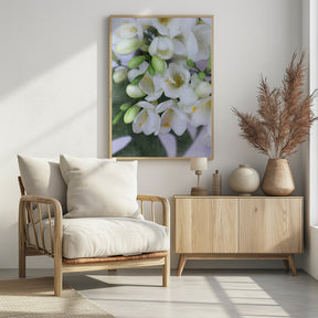 Distressed freesias I Poster