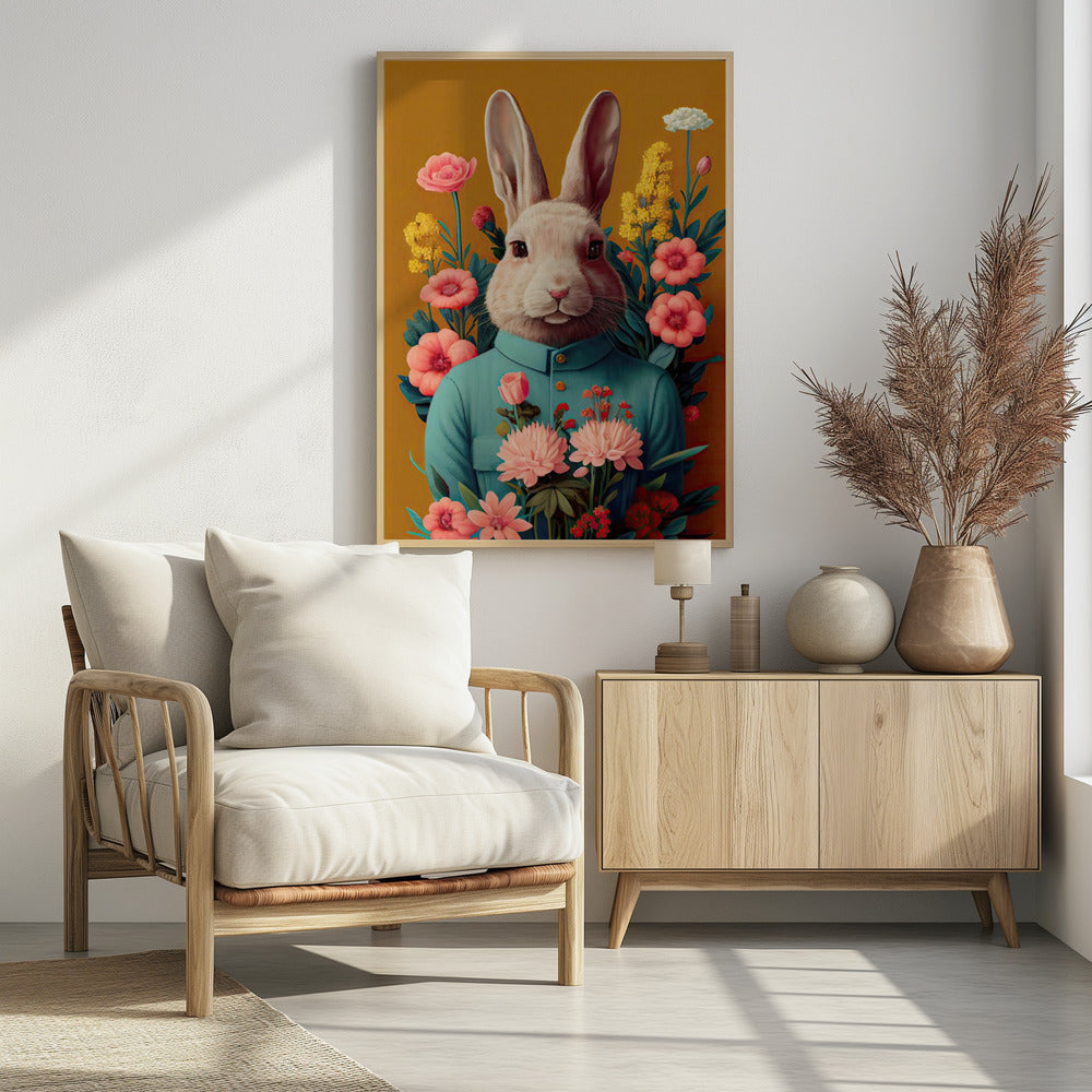 Mr Easter Bunny Poster