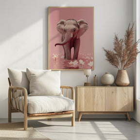 Young Elephant Poster