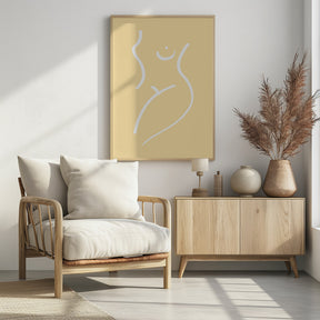 Nude Yellow Poster