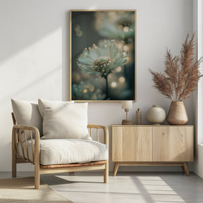 Mint Flower Poster