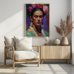 Portrait Of Frida Poster