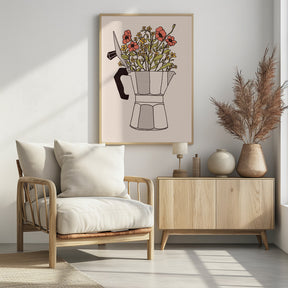 Moka Flowers Poster