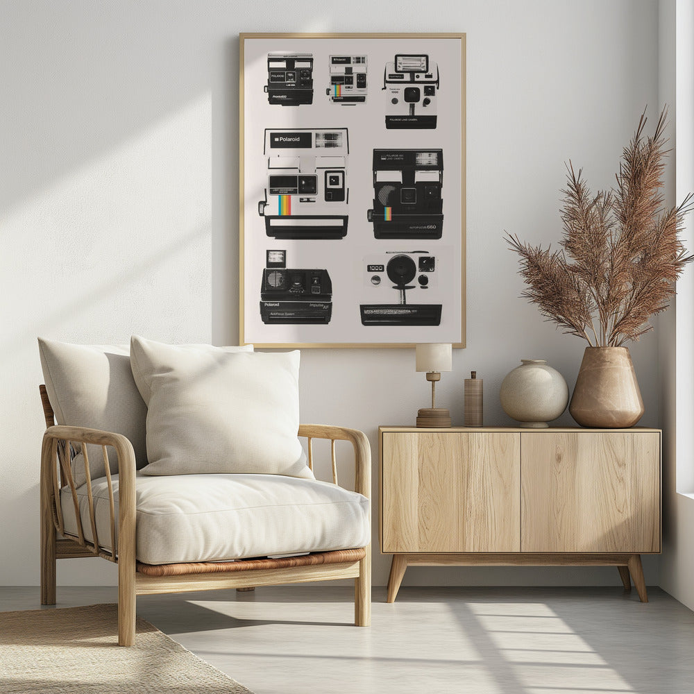 Instant Camera Collection Poster