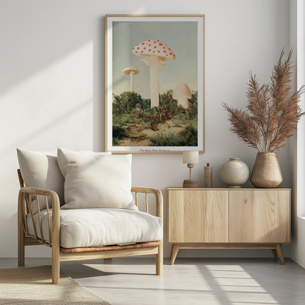 The Finest Giant Mushroom Poster