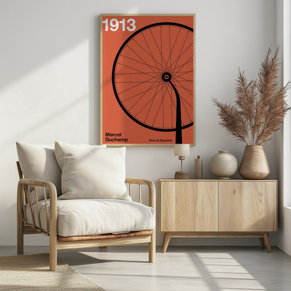 1913 Roue De Bicyclette Poster