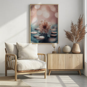 Coral Blossom Poster