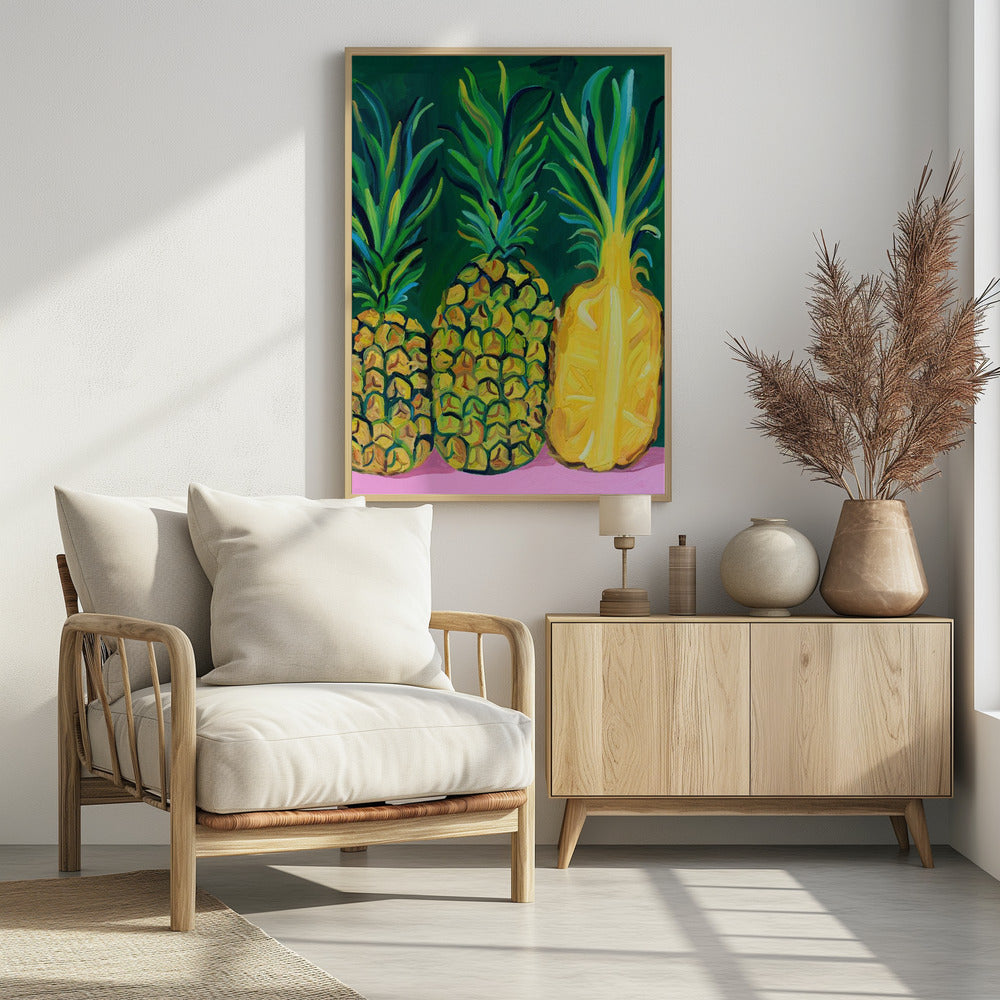 Pineapples Poster