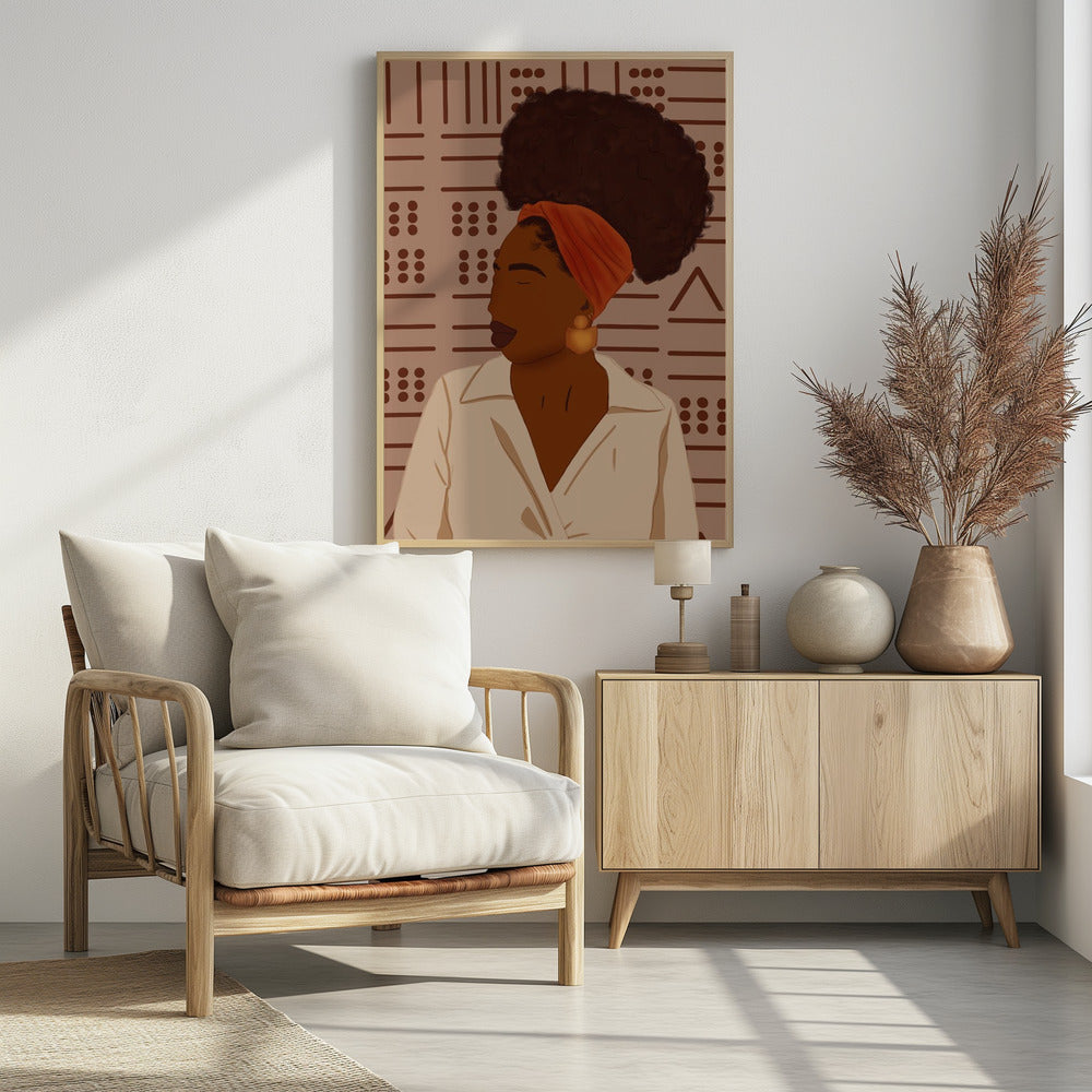 Afro puff Poster