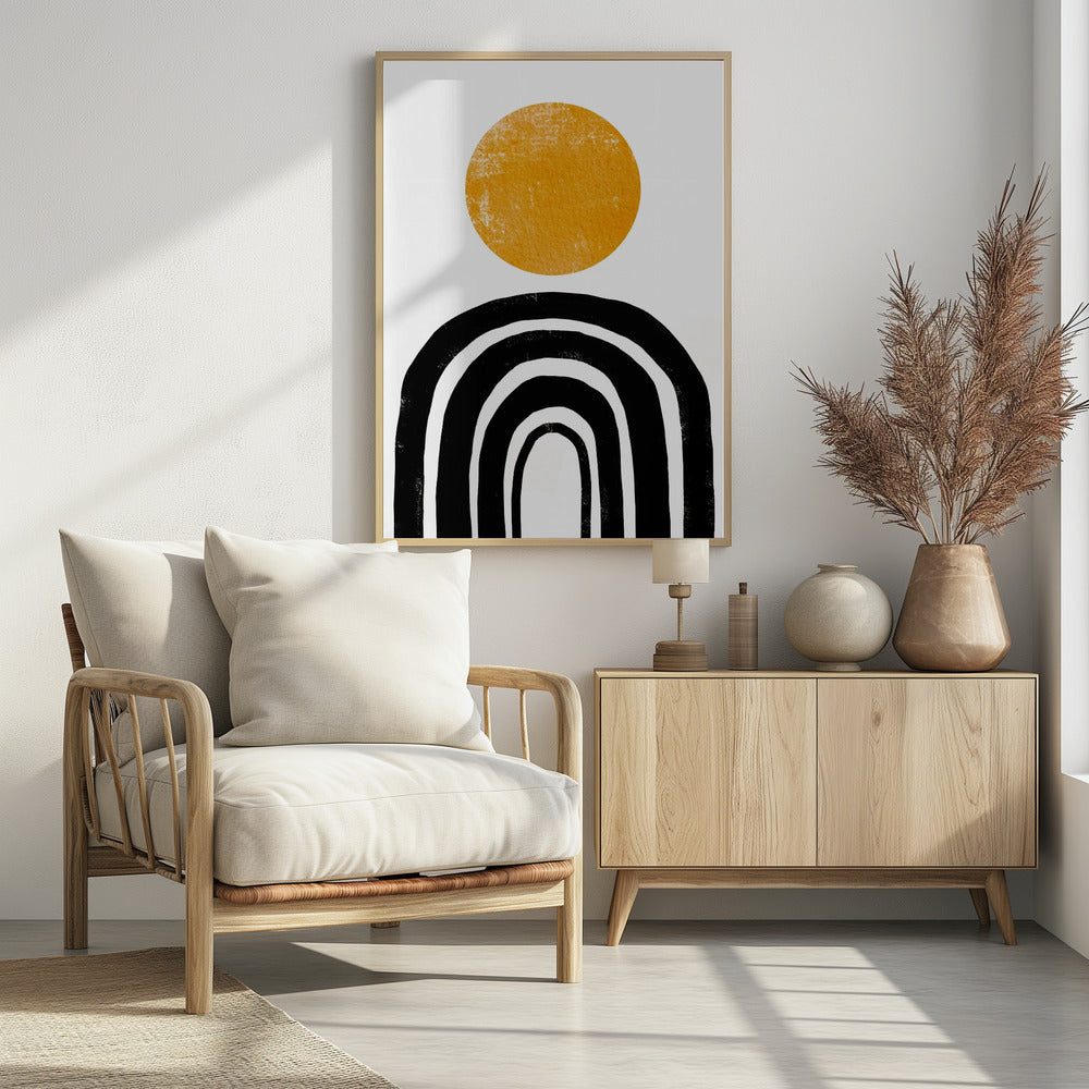 Arch Line Art Poster