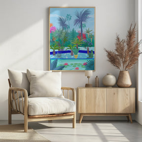 Moroccan Garden Poster