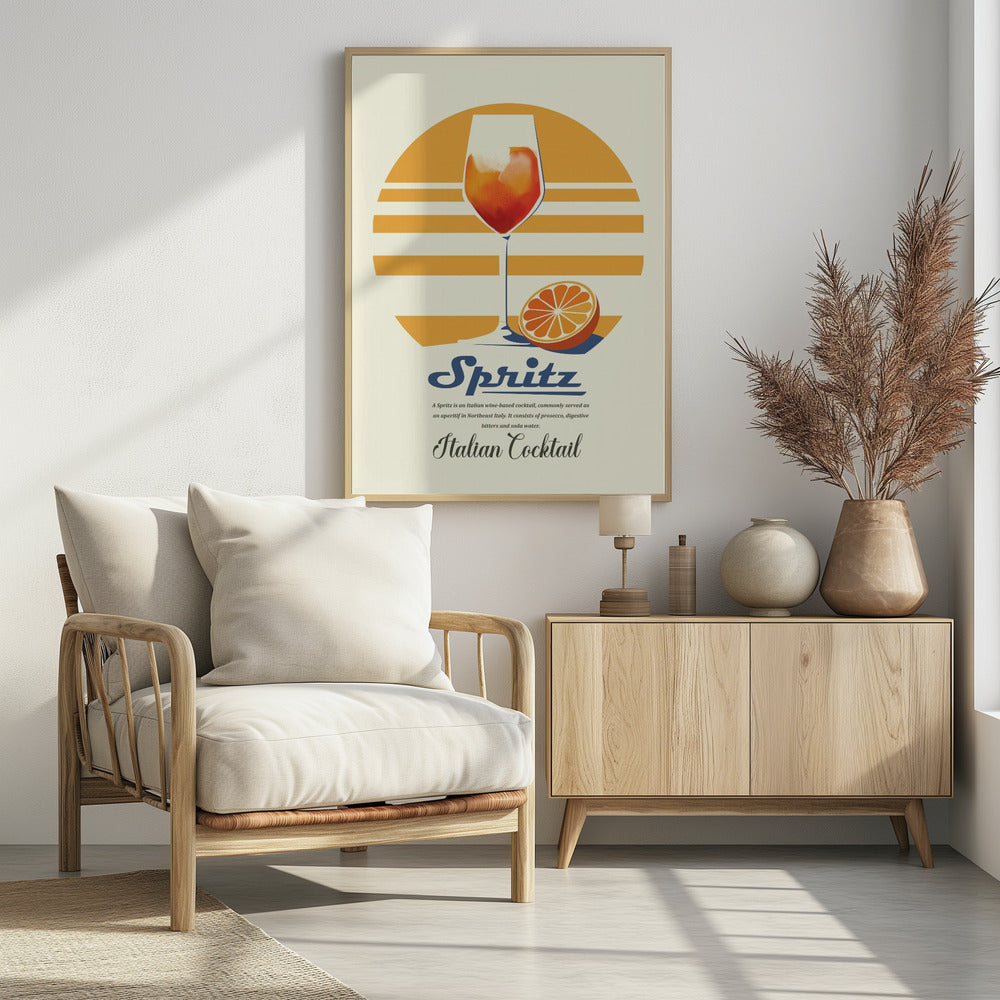 Spritz summer print Poster