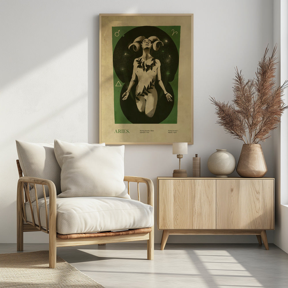 Aries print Poster