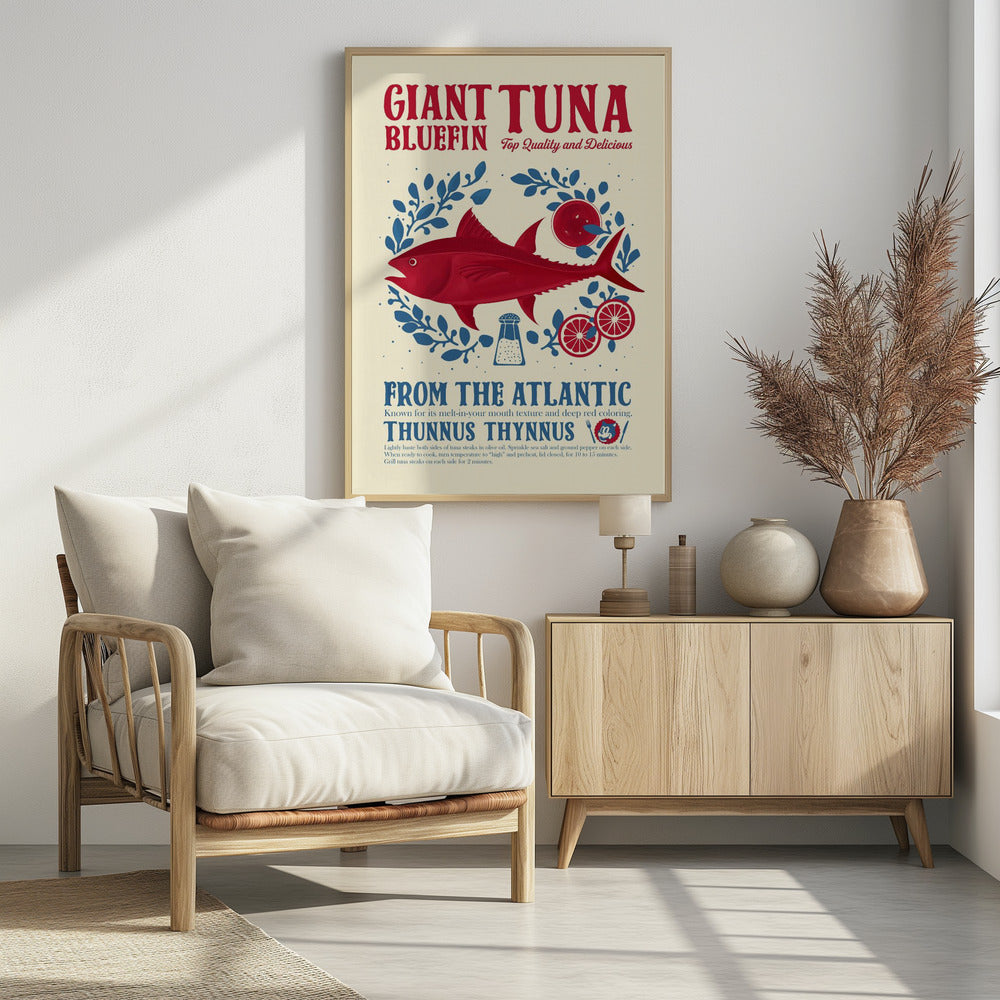 Tuna kitchen print Poster