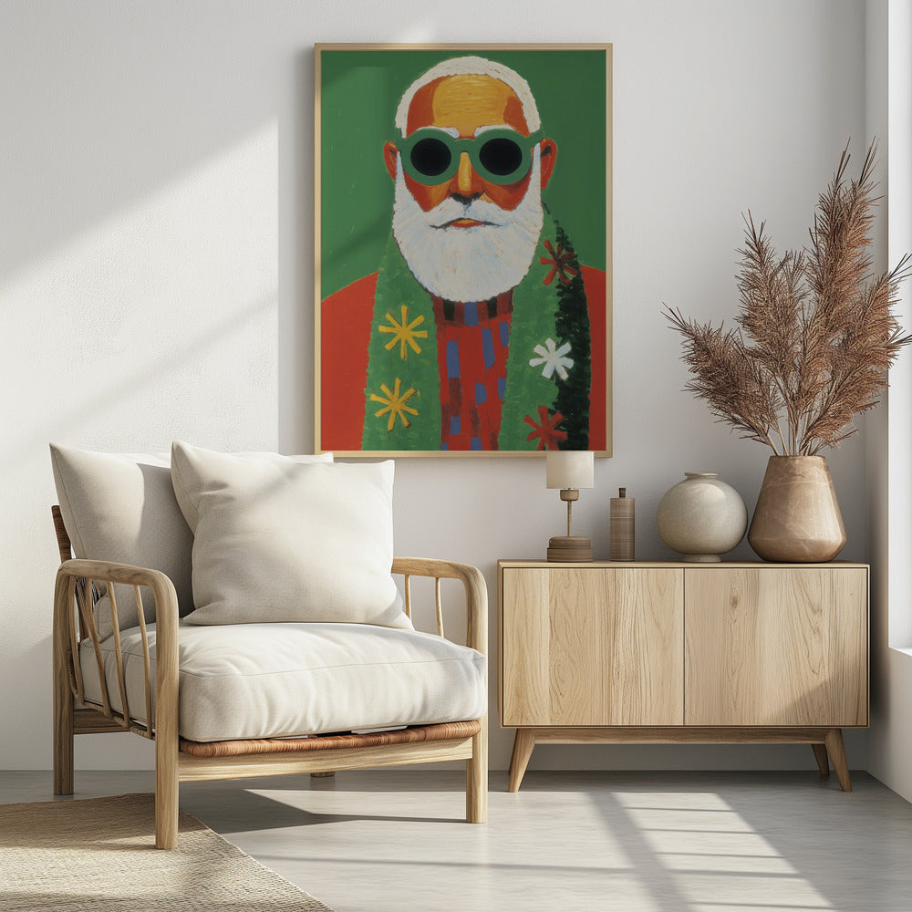 Holiday Santa Poster