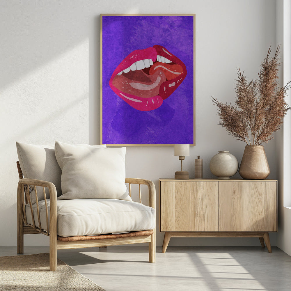 Kissing Poster