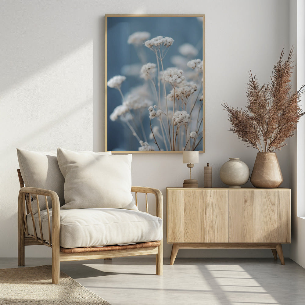 Gentle Blue Mood Poster