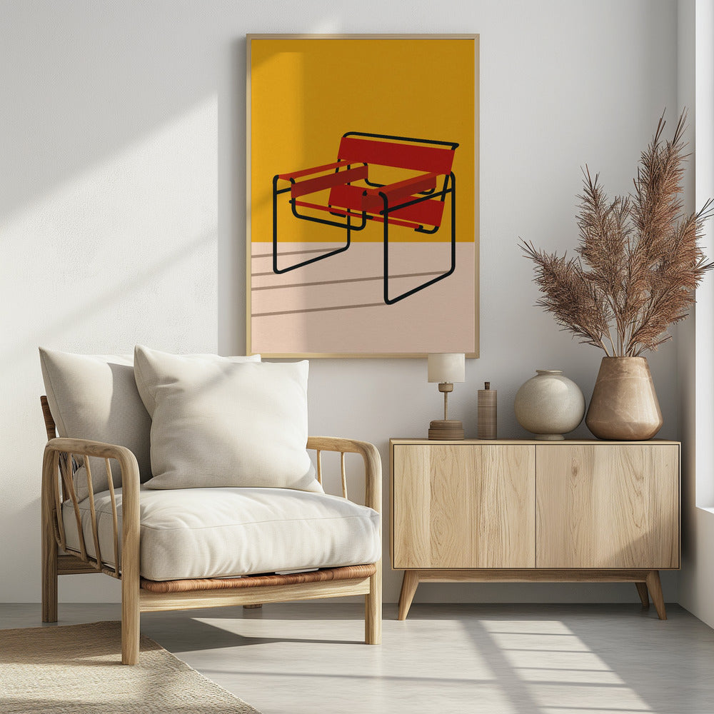 Wassily Chair Marcel Breuer Poster