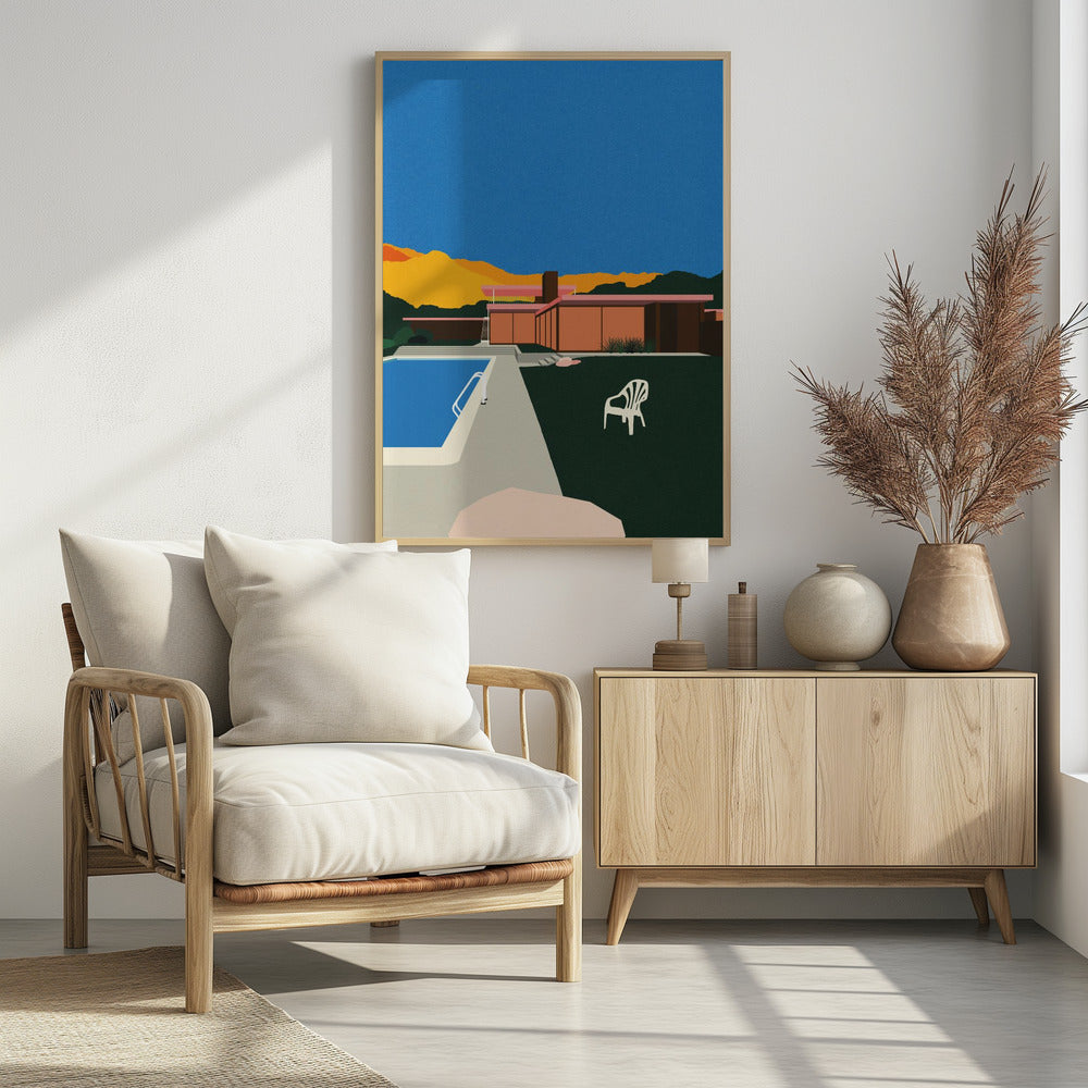 Kaufmann Desert House Poolside Poster