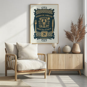 Lobster Baroque Print Poster