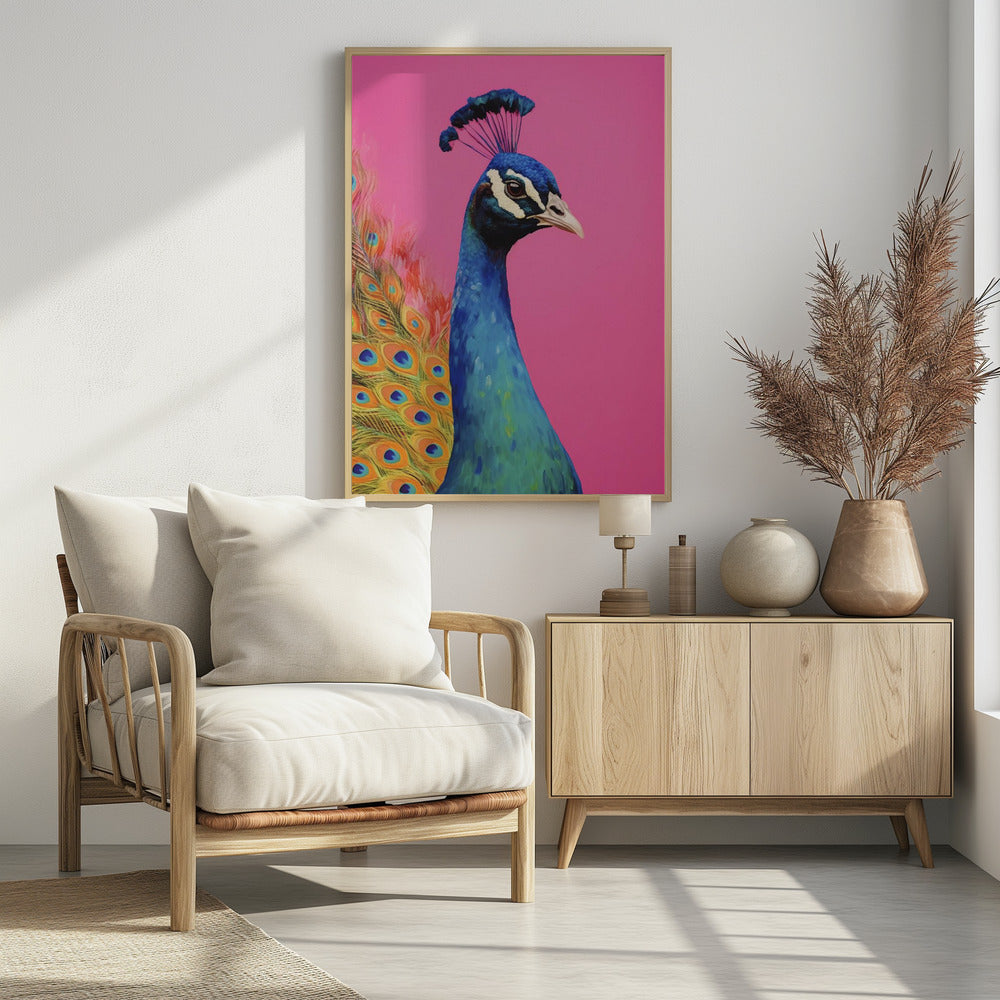 Beautiful Peacock Poster