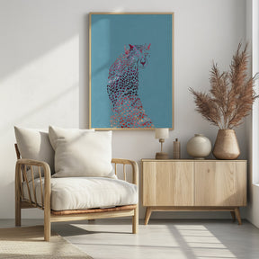 Abstract Cheetah Poster