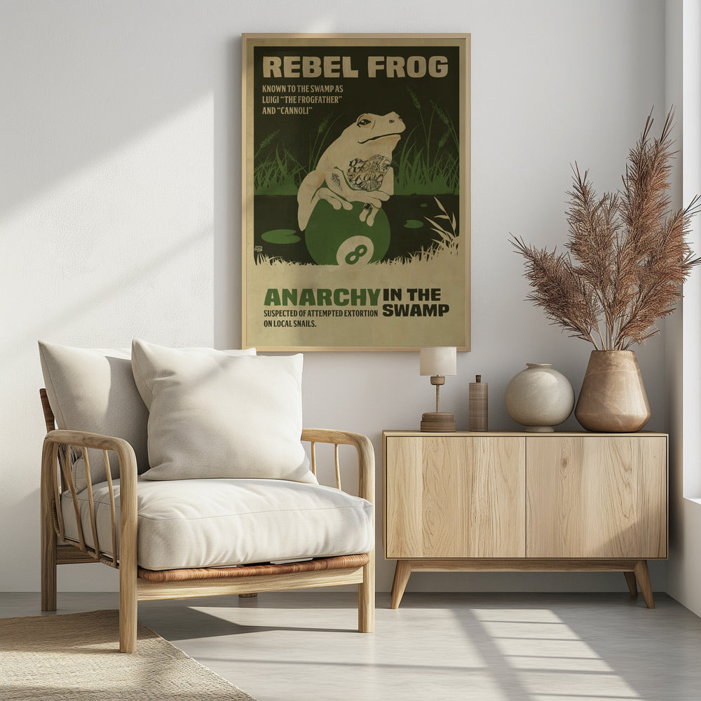 prisoner frog funny poster Poster