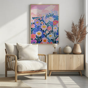 Wild Flower Field Poster