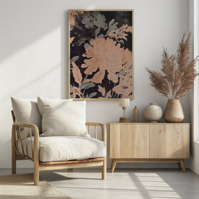 Wild Peony Poster