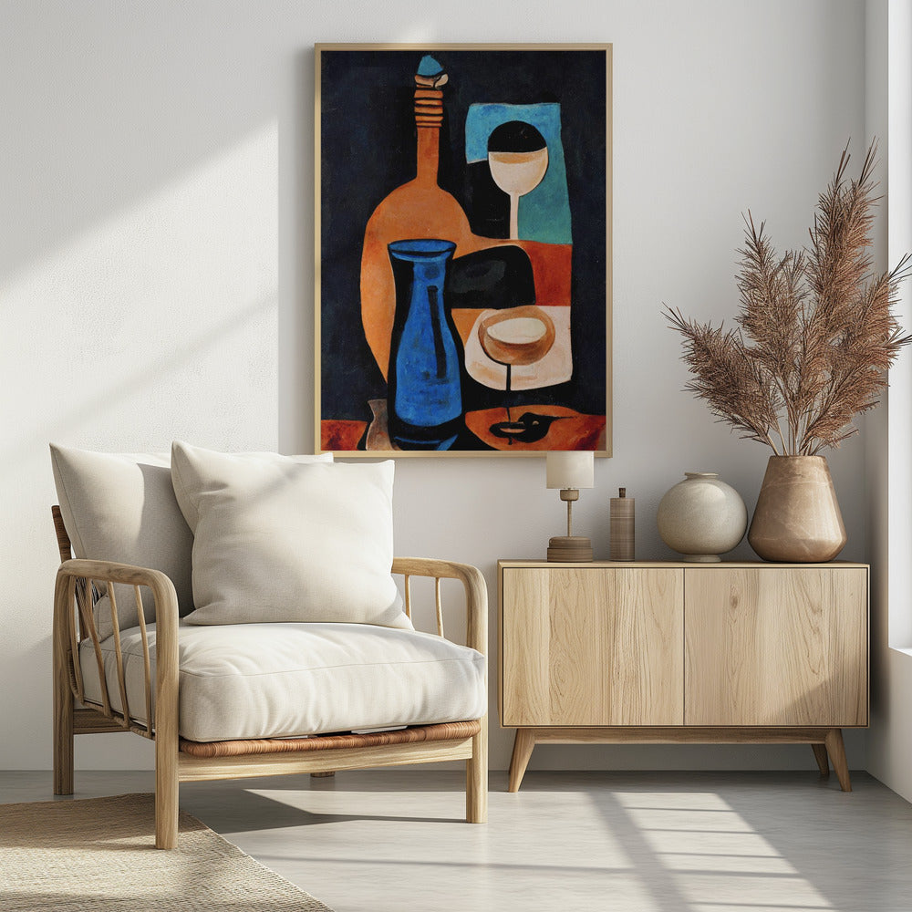 Still Life With Wine Poster