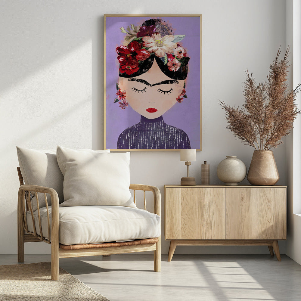 Frida (Purple) Poster