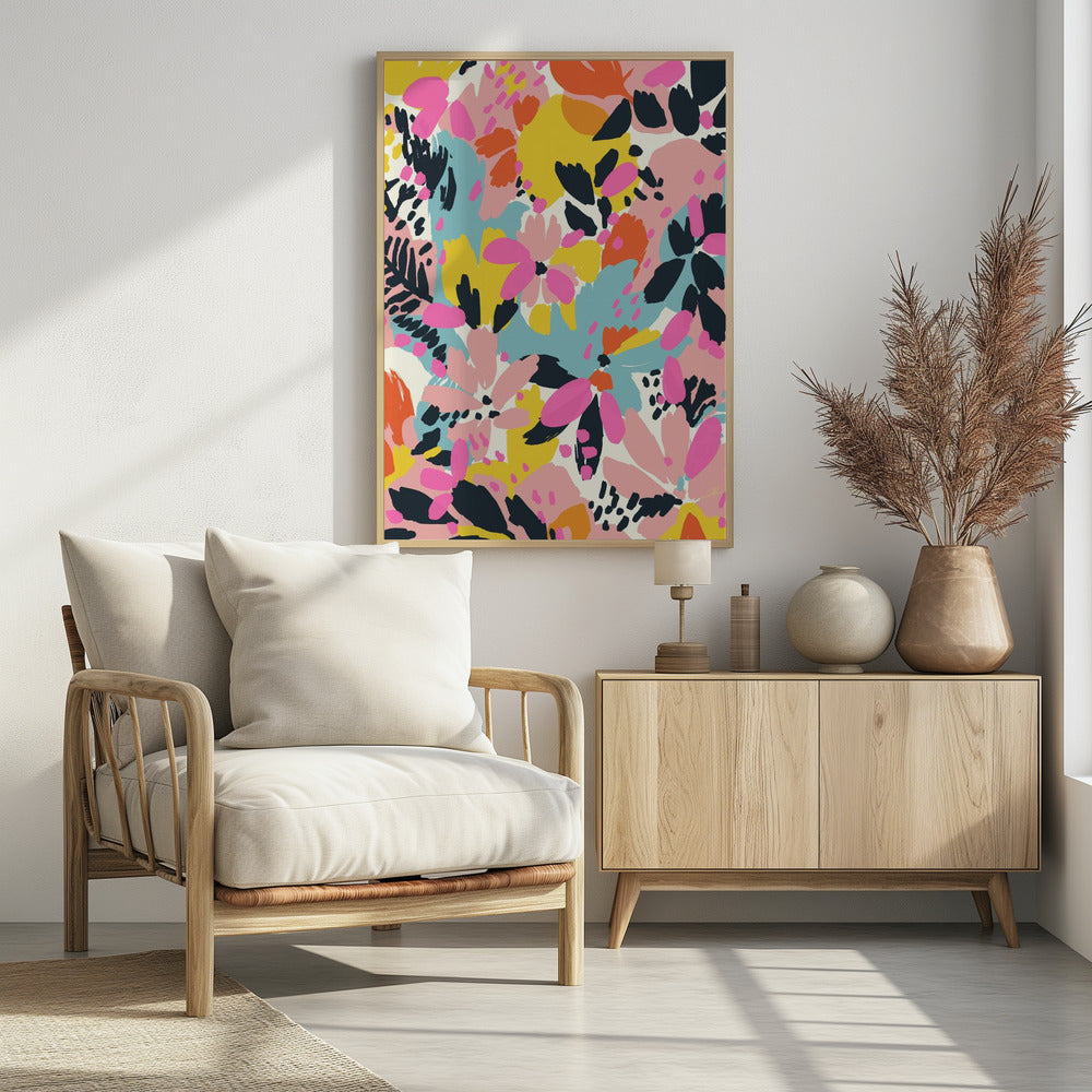 Summer Flowers Poster