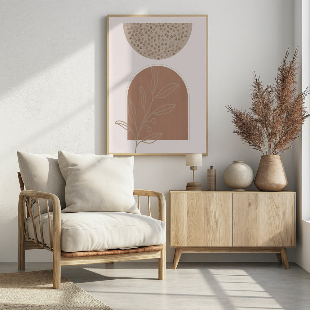 Boho Beige 2 Poster