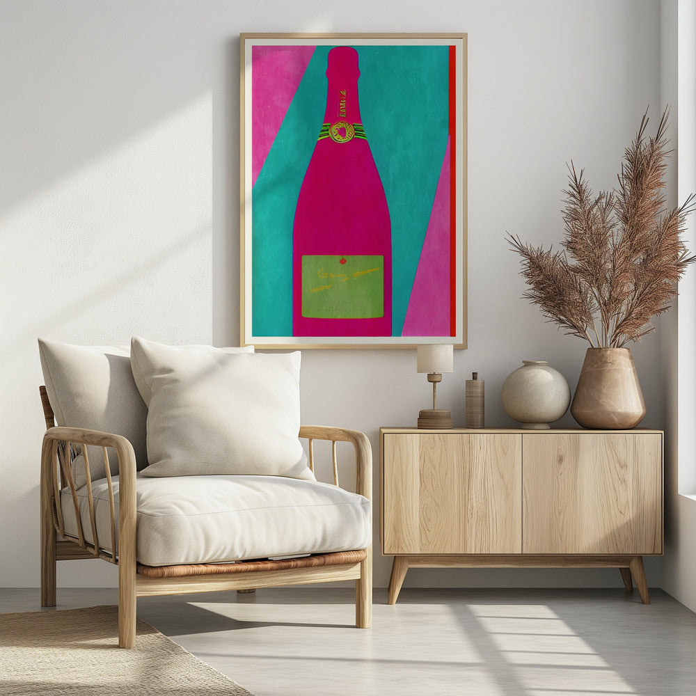 Pink Champagne Poster