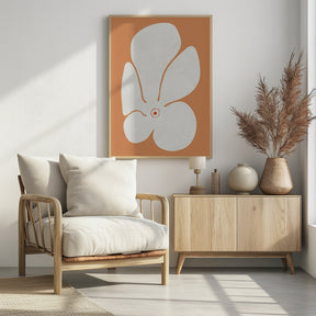 White Poppies Flower Poster