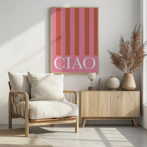 Ciao Stripes Poster